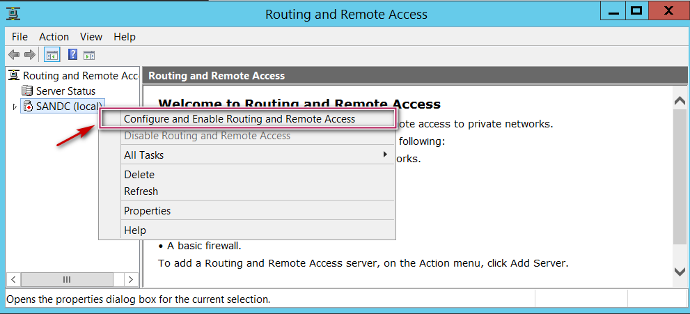 Routing and Remote Access