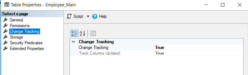 SQL Server Audit - Enable CT at the table level