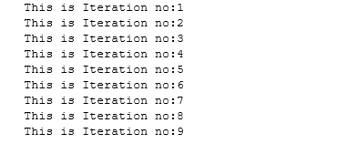 PRINT Statement in a WHILE loop 