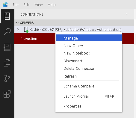 Connect to SQL Server