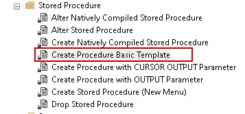 Stored procedure 