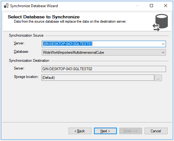 Synchronization Source Database