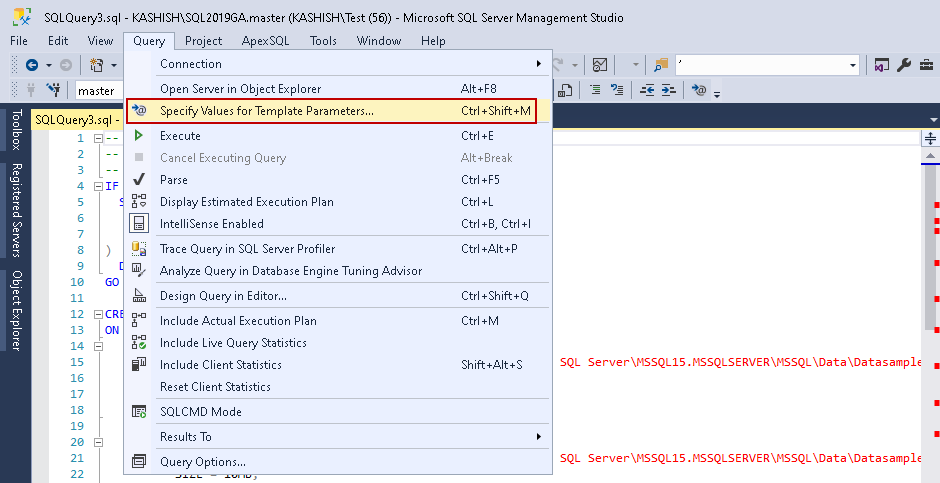 Specify Values for Template Parameters.