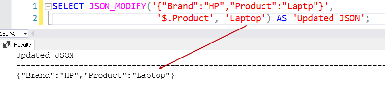 Update JSON Data property value