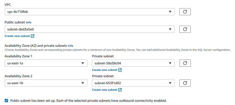 Availability zones 