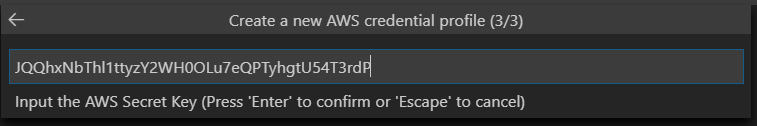 AWS Secret Key