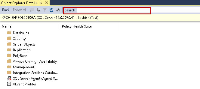 Search box