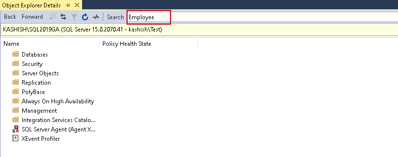 Search object in all online DB