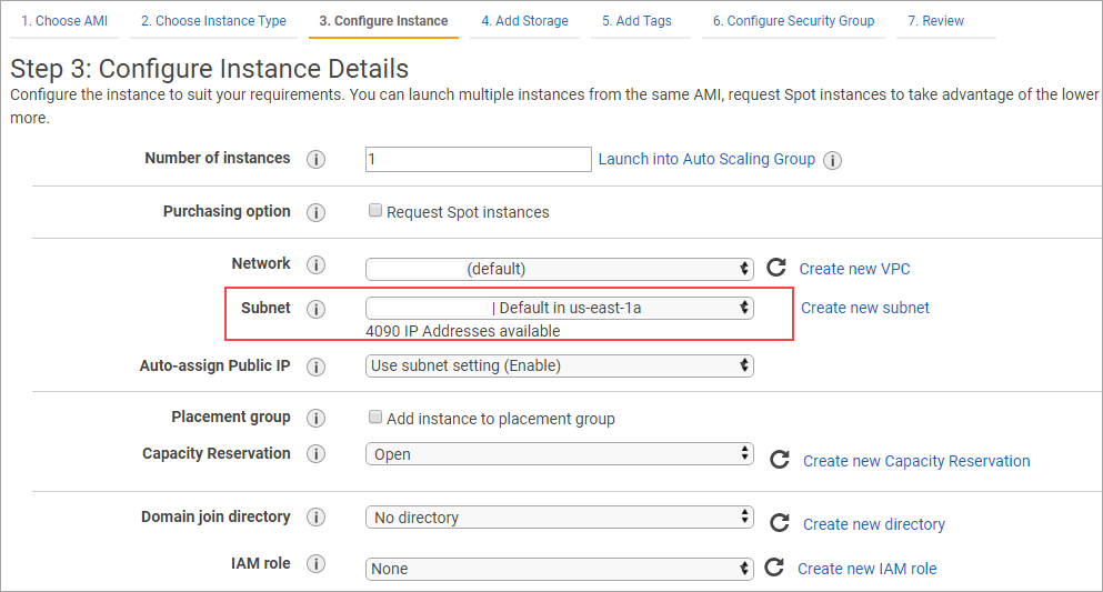 EC2 instance details