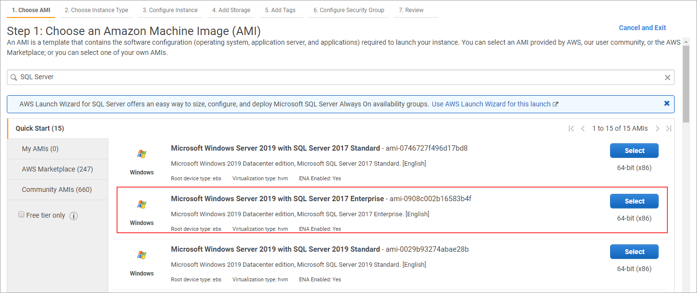 Instance for Always On Availability groups