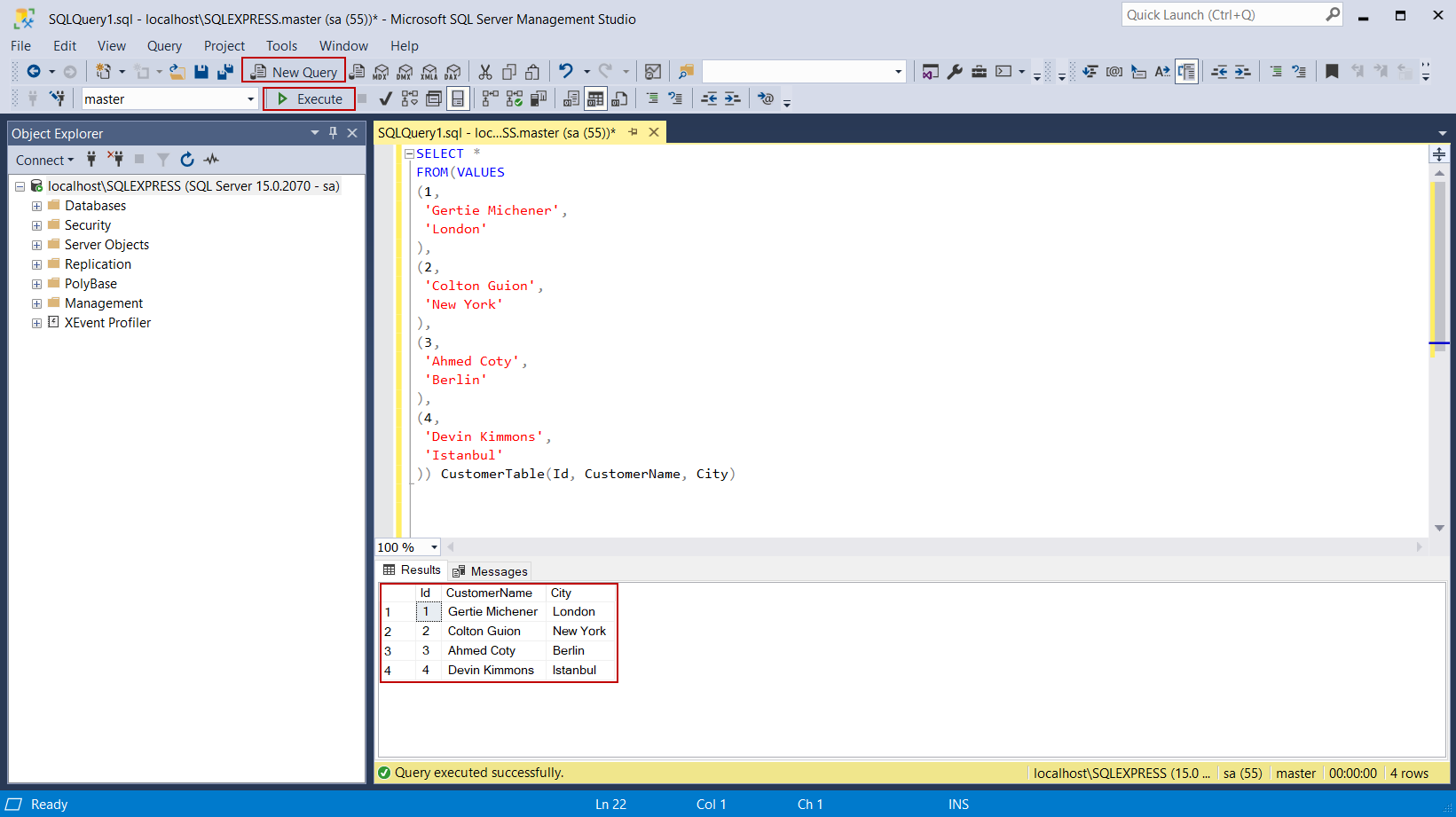 Microsoft SQL Server Management Studio（SSMS）概述