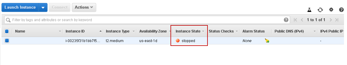 Instance status