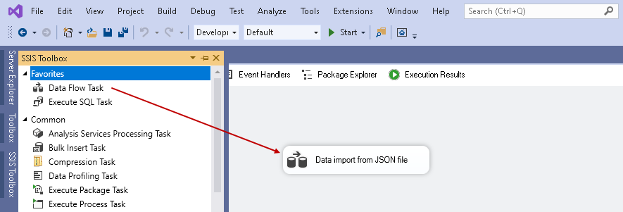 SSIS data flow