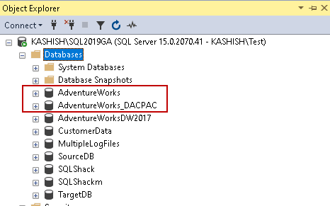 refresh SQL databases