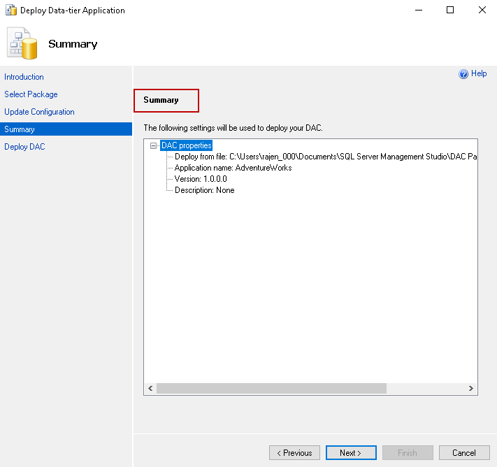 Review the deployment configuration