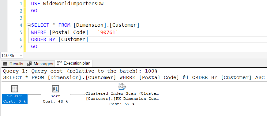 Execution Plan in SQL Server