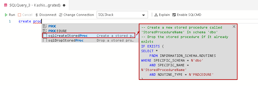 Snippet definition