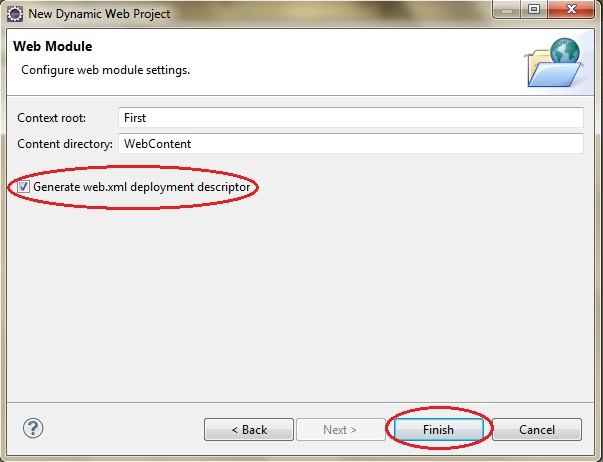 steps to create servlet application in eclipse