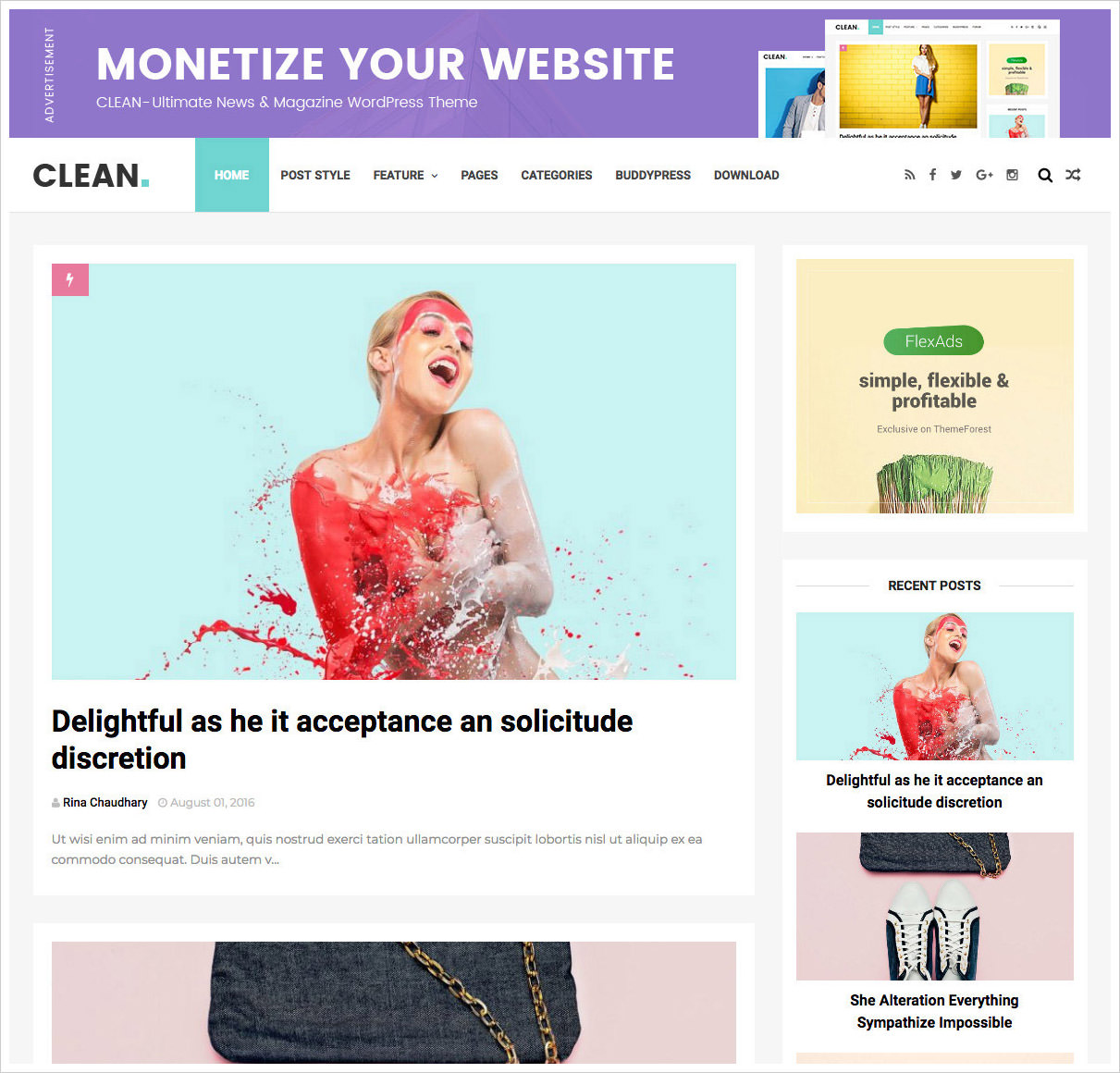 Clean-Blogger-Template-2018