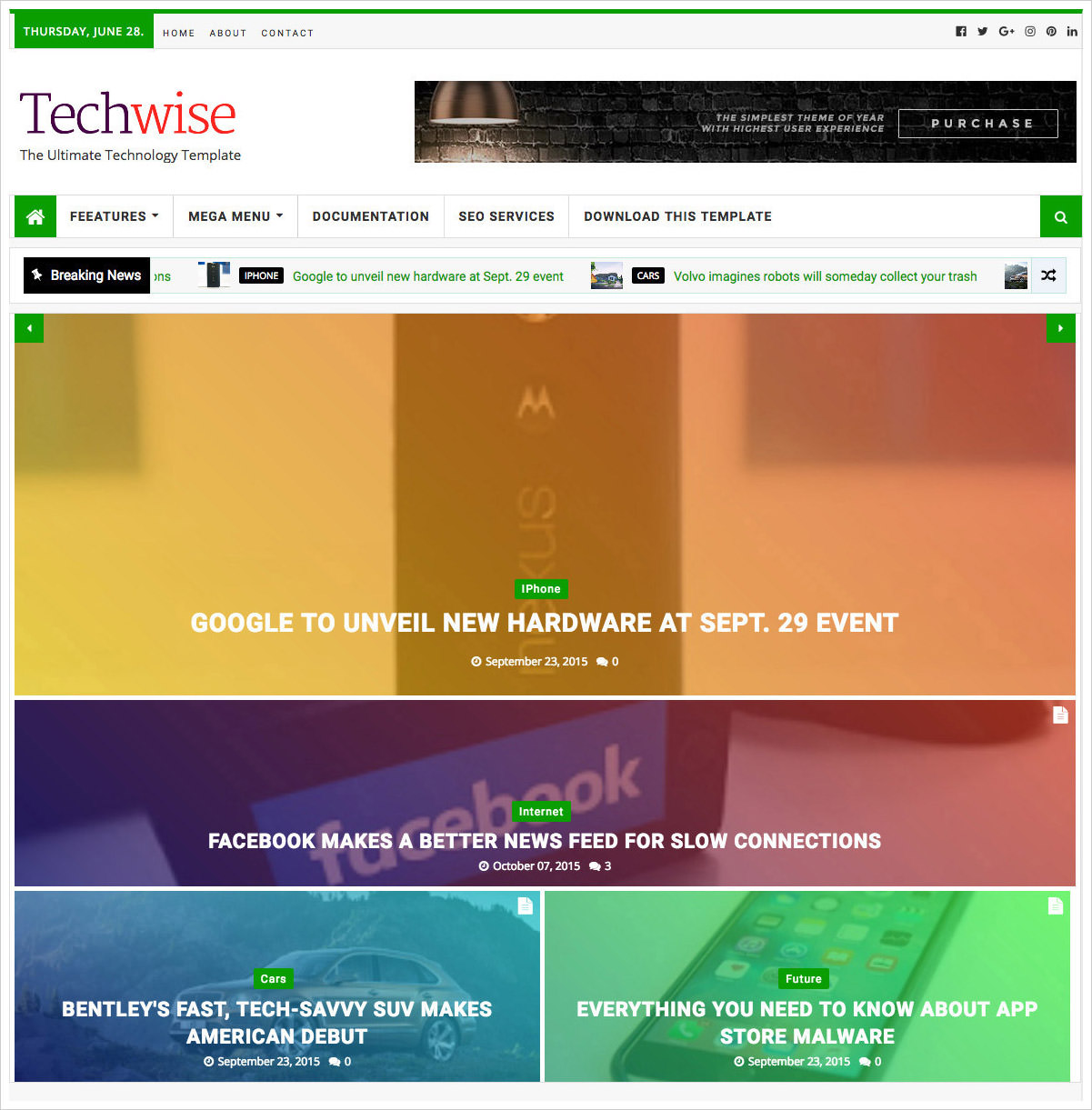 TechWise-Blogger-模板