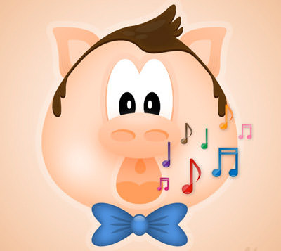 唱歌猪