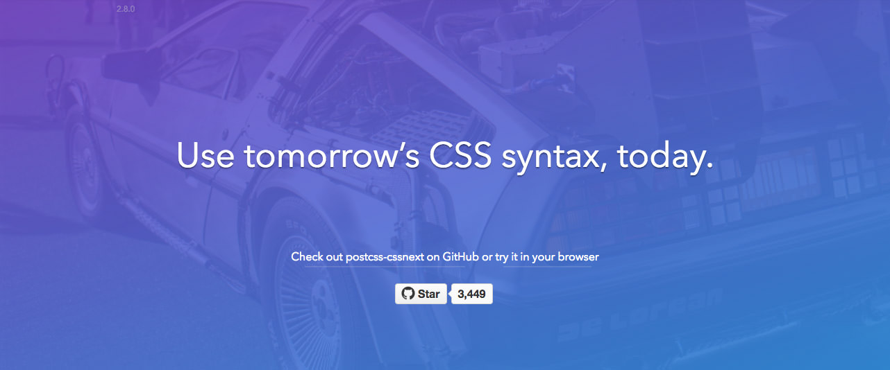 CSSNext主页