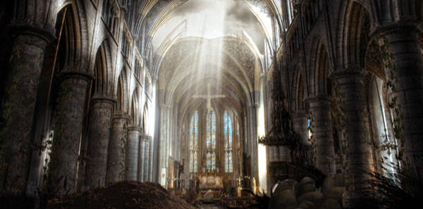 世界末日的磨砂画