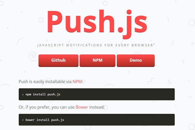 Push.js主页