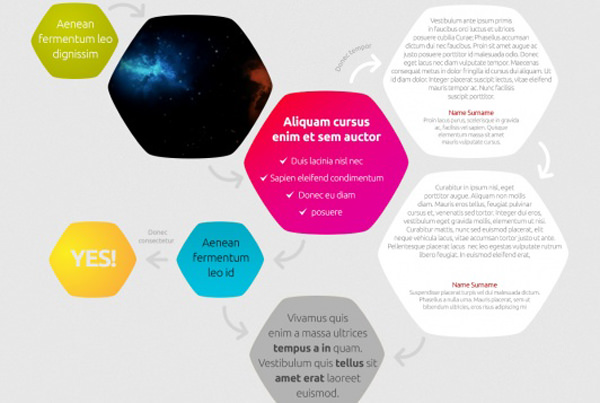 多彩部分行信息图表免费赠品