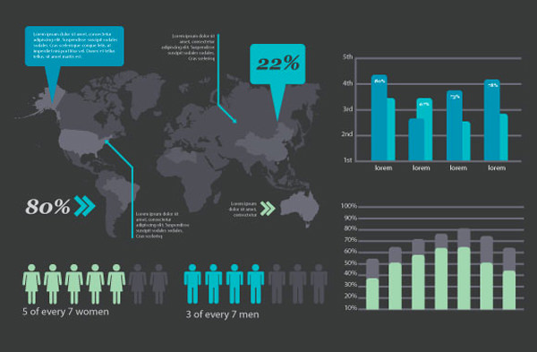 wegraphics免费赠品下载图表信息图表工具包