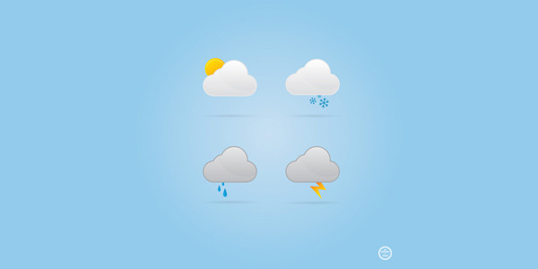 免费矢量云图标下载图表