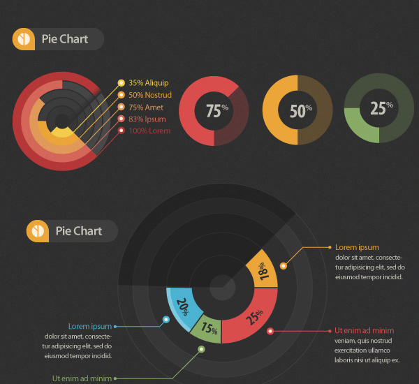 测量数据图表图形矢量图免费