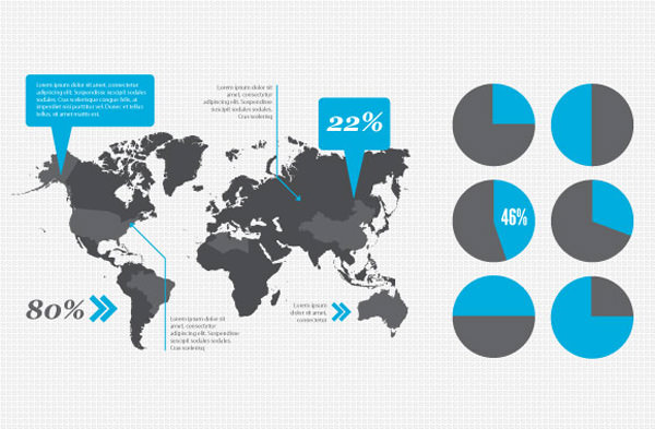 vol2免费赠品下载矢量信息图表元素