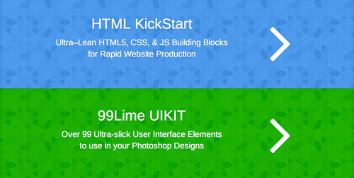 HTML5 Kickstart 99Lime主页开源截图