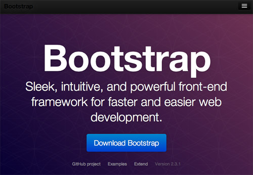 Twitter Bootstrap Github条目屏幕截图