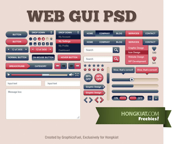 Web GUI工具包