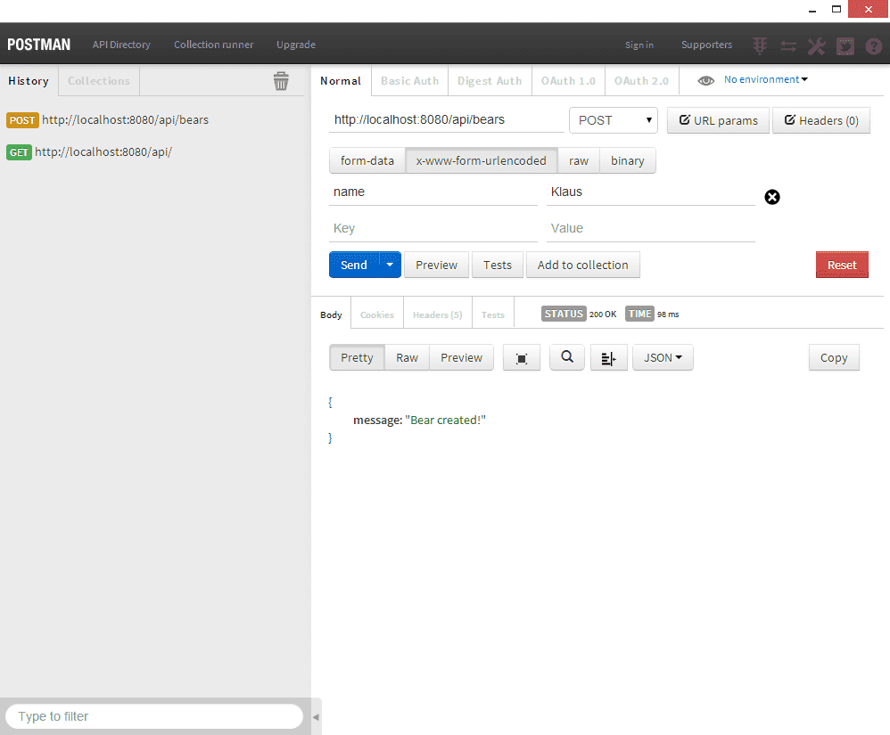 node-api-postman-post-create-bear