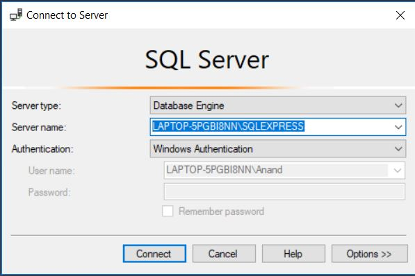 SSMS Authentication