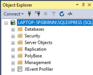 SSMS Explorer