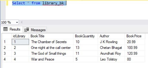 SQL Server New Table After Copy