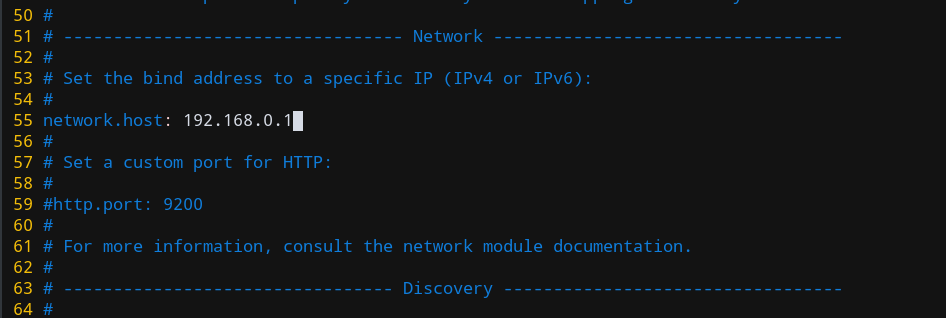 Ubuntu Elasticsearch Config File Updated