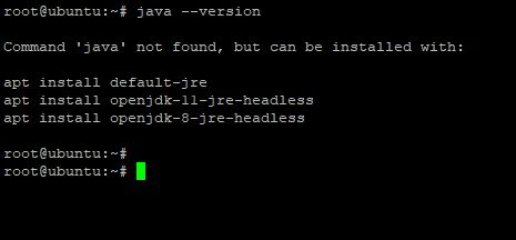 Ubuntu Java Before Installation