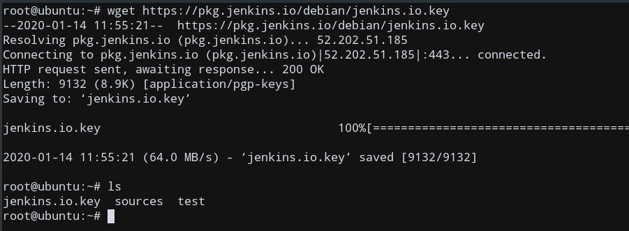 Ubuntu Jenkins Download Key