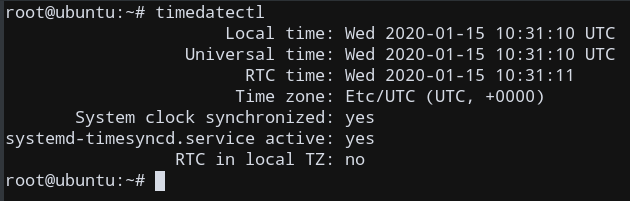 Ubuntu View Timezone