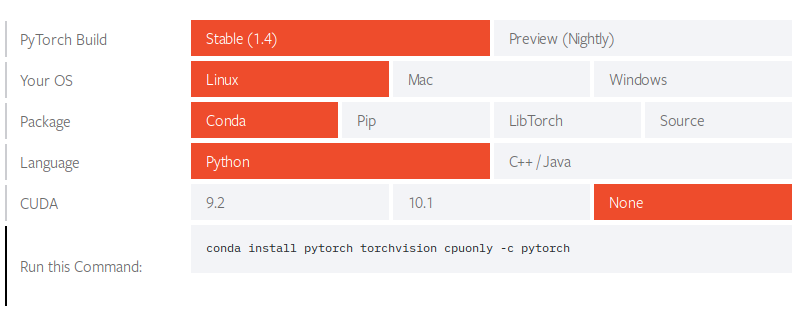 PyTorch Linux