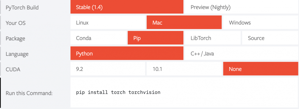 Pytorch Quick Start Locally Mac Os