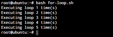 For Loop Basic