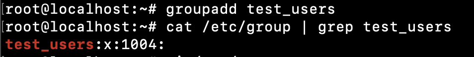 Linux Create Group