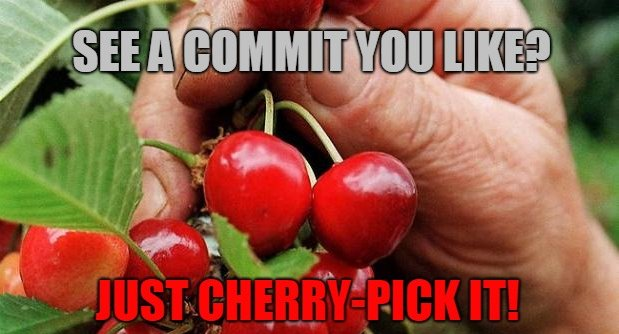 如何git cherry-pick一个提交。