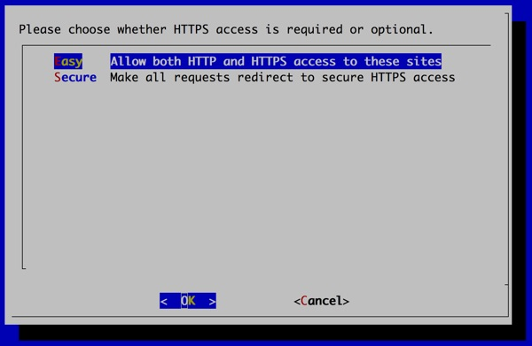 让加密选择HTTPS模式